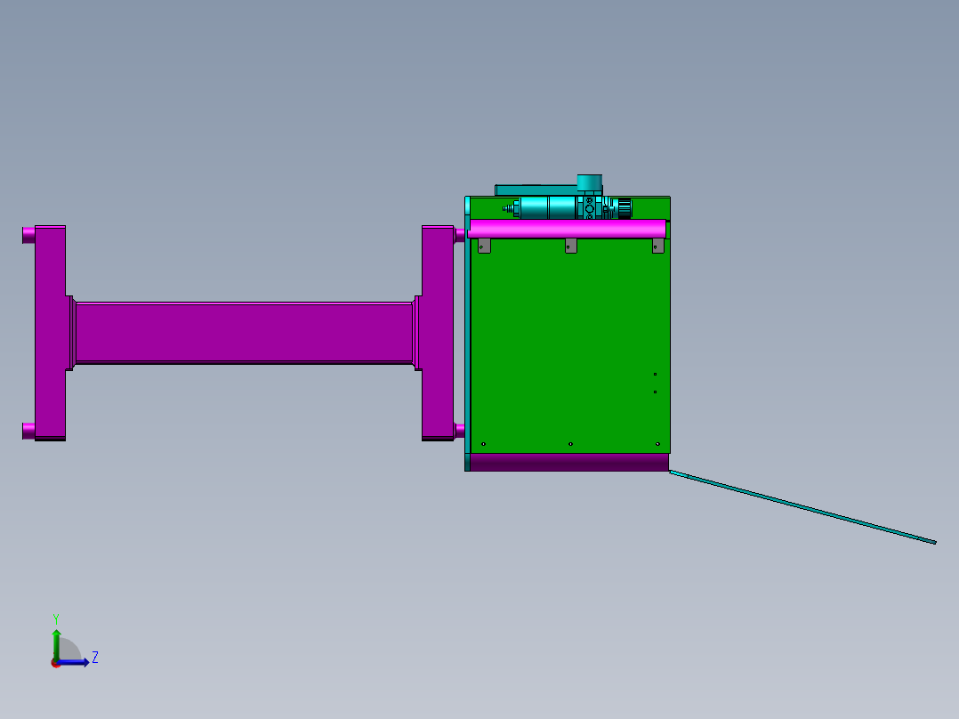 振动盘螺丝进给左视图