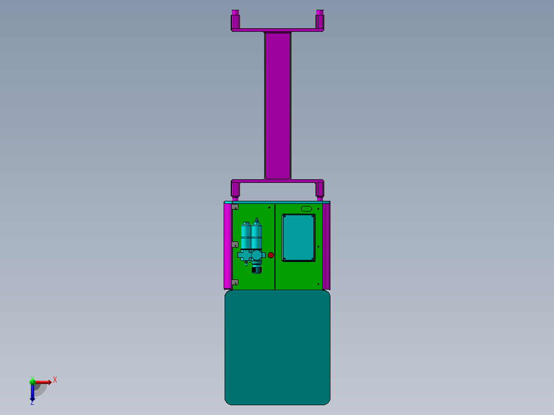 振动盘螺丝进给俯视图