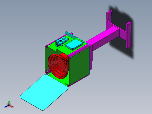 振动盘螺丝进给正等轴测缩略图