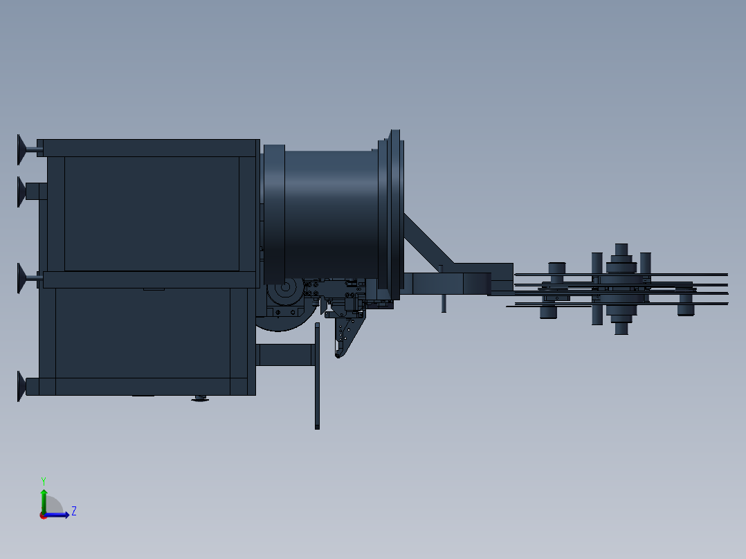 SIM卡自动成型机(熔焊机)左视图
