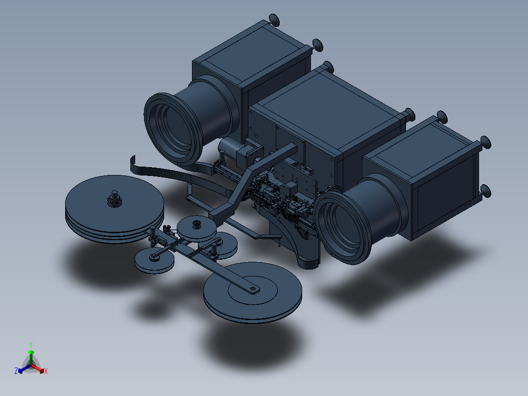 SIM卡自动成型机(熔焊机)正等轴测图