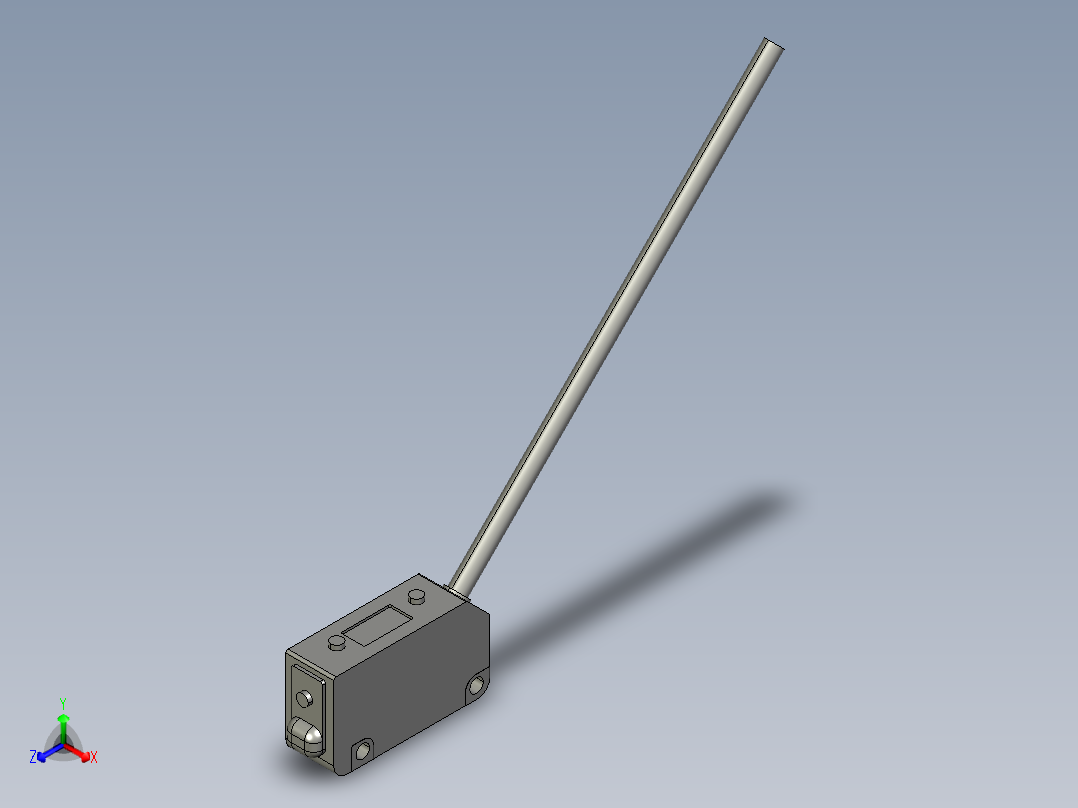 基恩士PZ-V11_31_kc图纸模型正等轴测图
