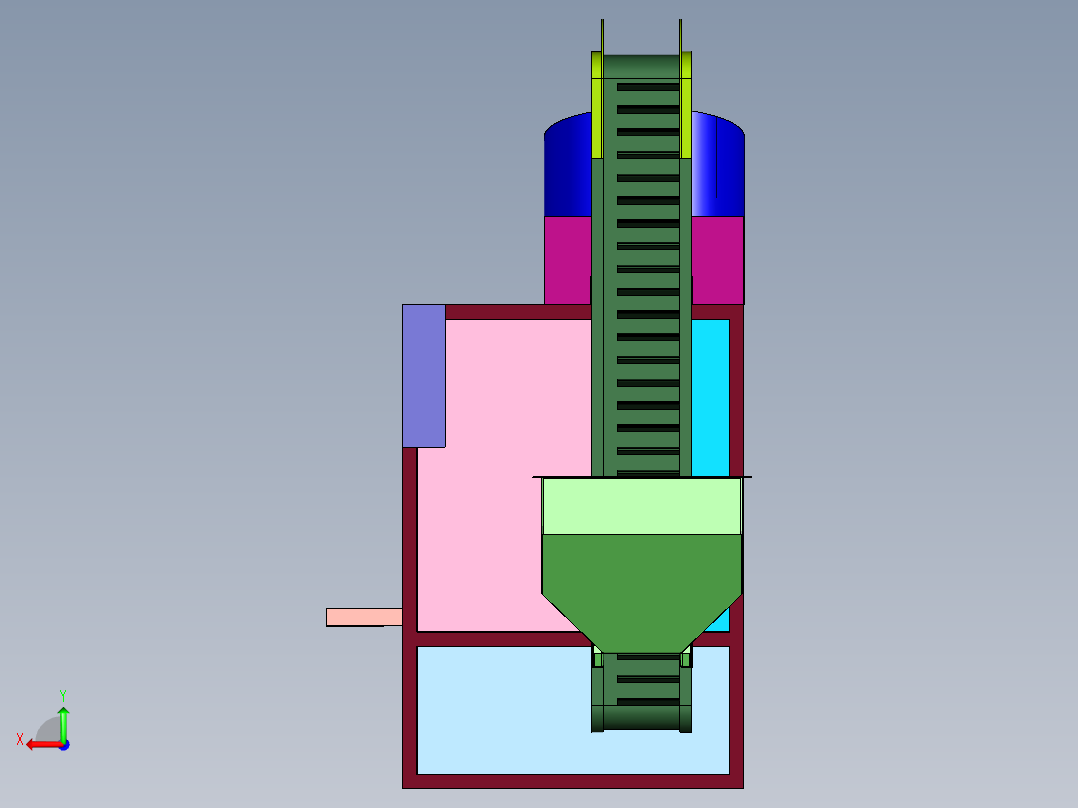 双工位旋转烫画机后视图