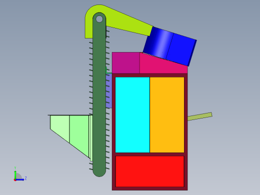 双工位旋转烫画机左视缩略图