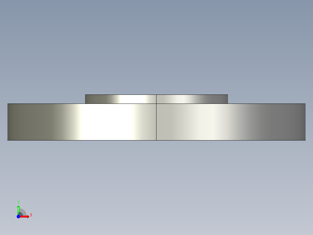 船舶管路系统SeaCor_Blind Flange_37J153020_2in前视图