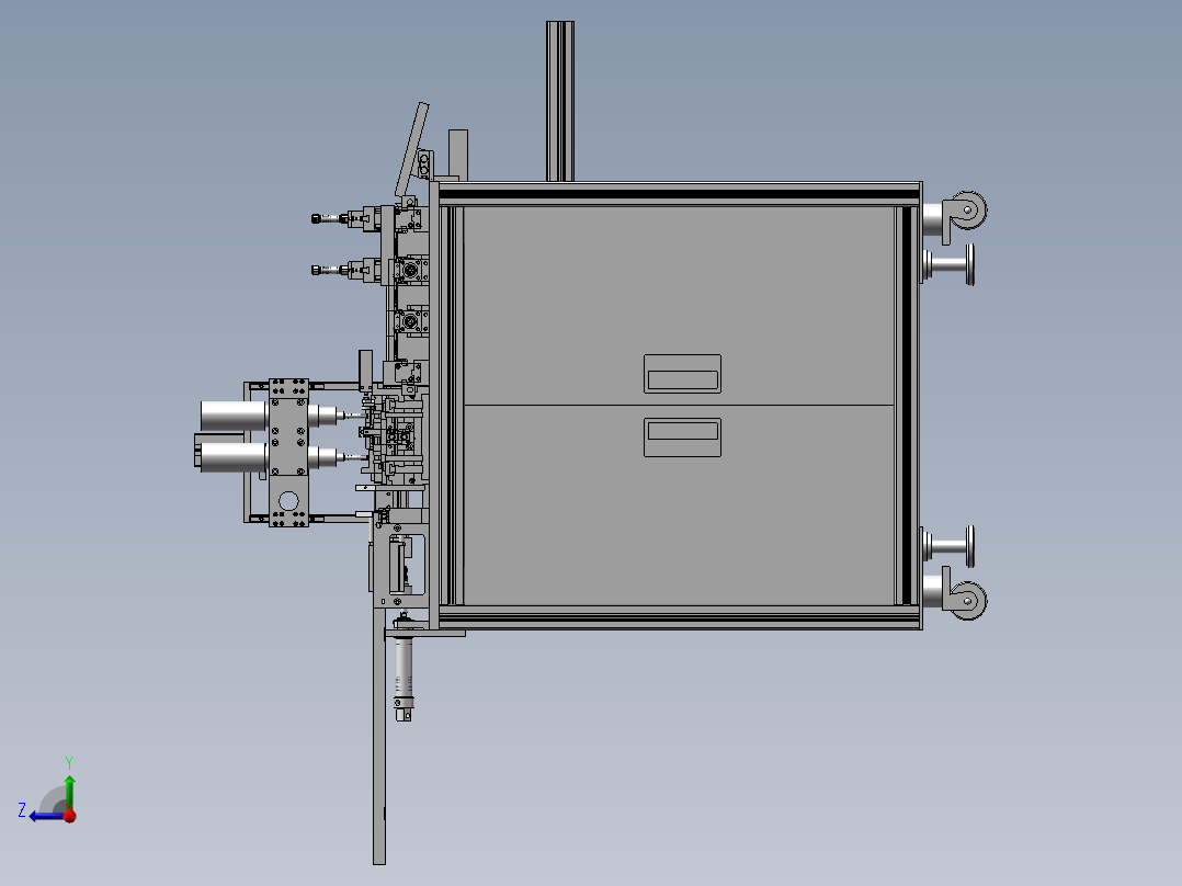 连接器自动组装螺丝机右视图