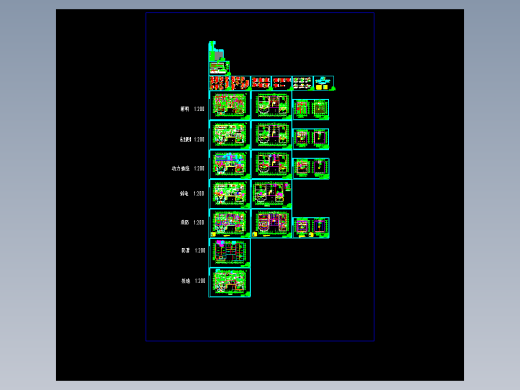 汽车4S店照明设计施工图纸