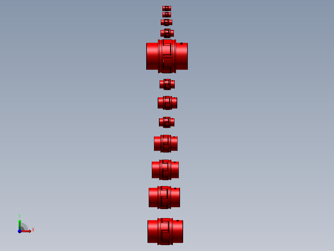 联轴器 LYXL系列 12款前视图