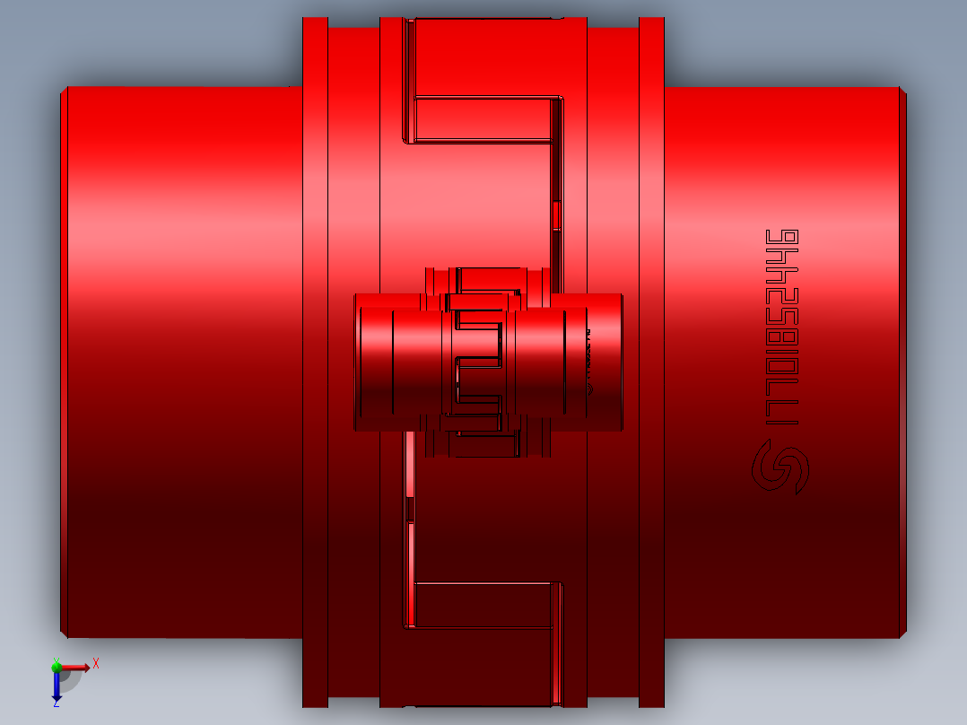 联轴器 LYXL系列 12款俯视图