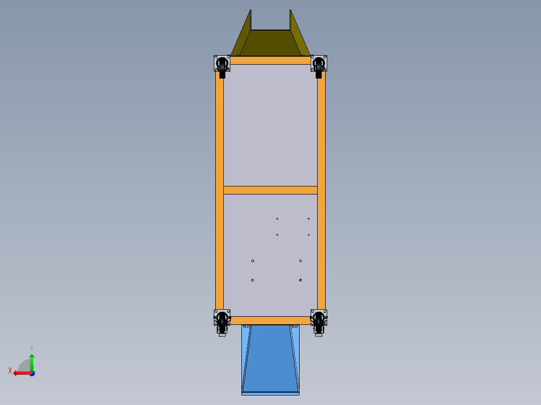 分拣机3D 装配图 部分零件图后视图