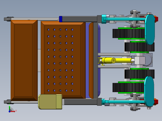 轮履切换轮椅前视缩略图