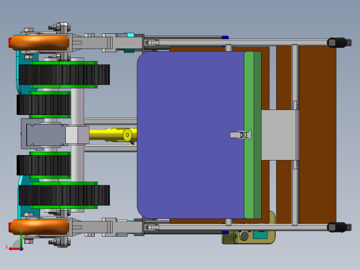 轮履切换轮椅后视缩略图