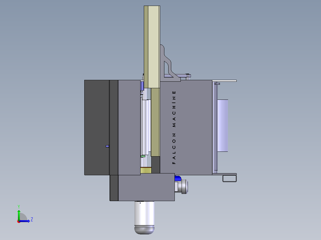 焗油纸包机上浆左视图