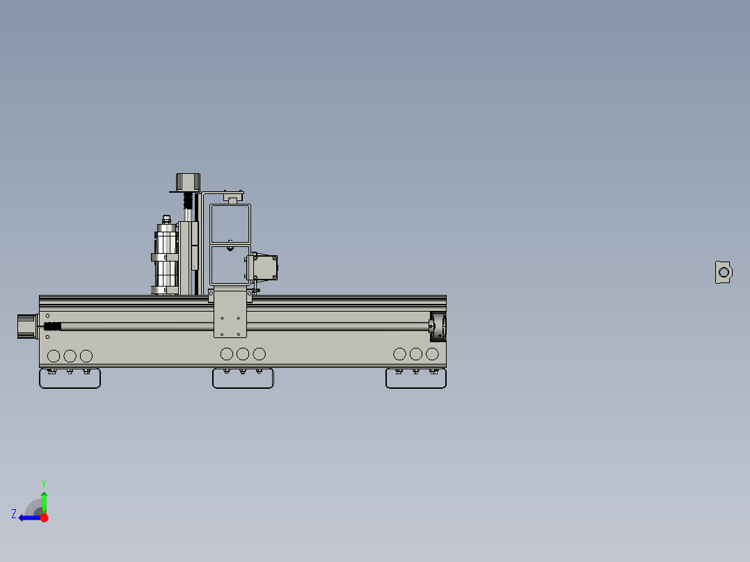 A3004112-数控铣床右视图