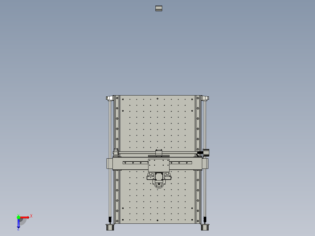 A3004112-数控铣床俯视图