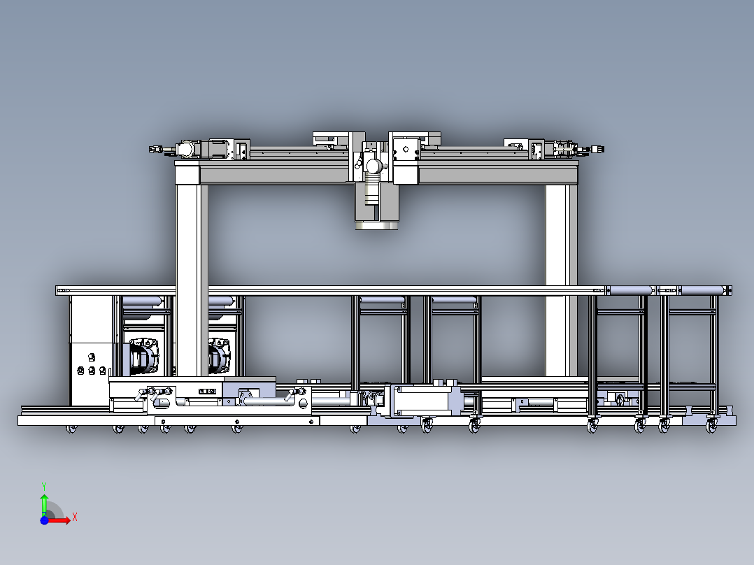自动化视觉检测机构前视图