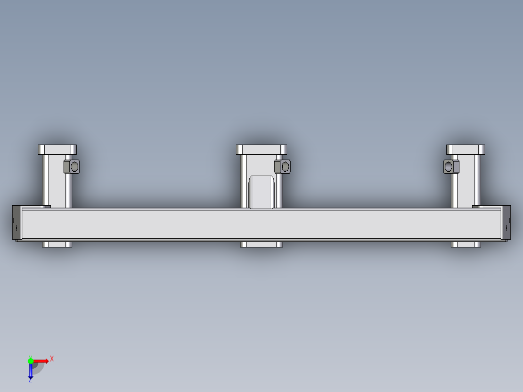 A2004476-90-97 Miata 车顶行李架俯视图