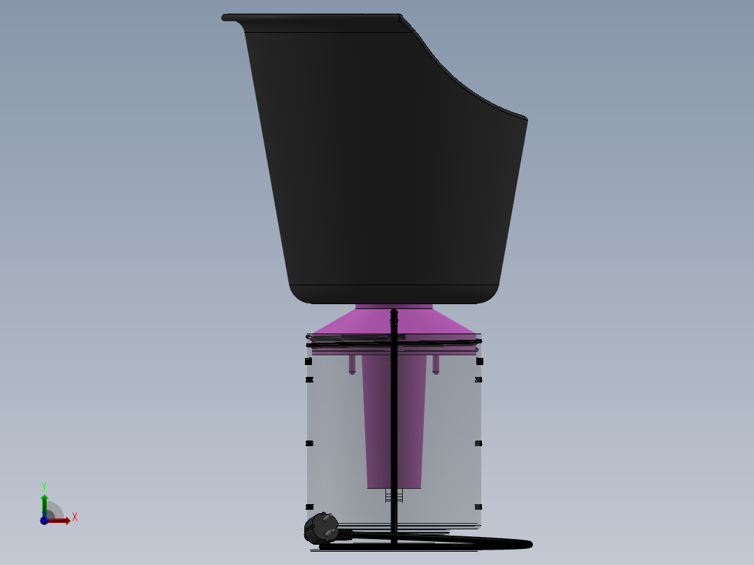 A2004443-面部蒸脸器前视图