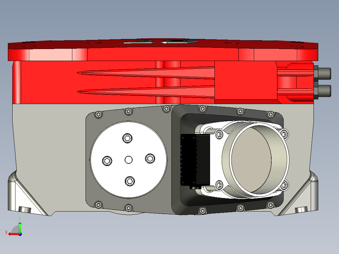 增压器(26)后视图