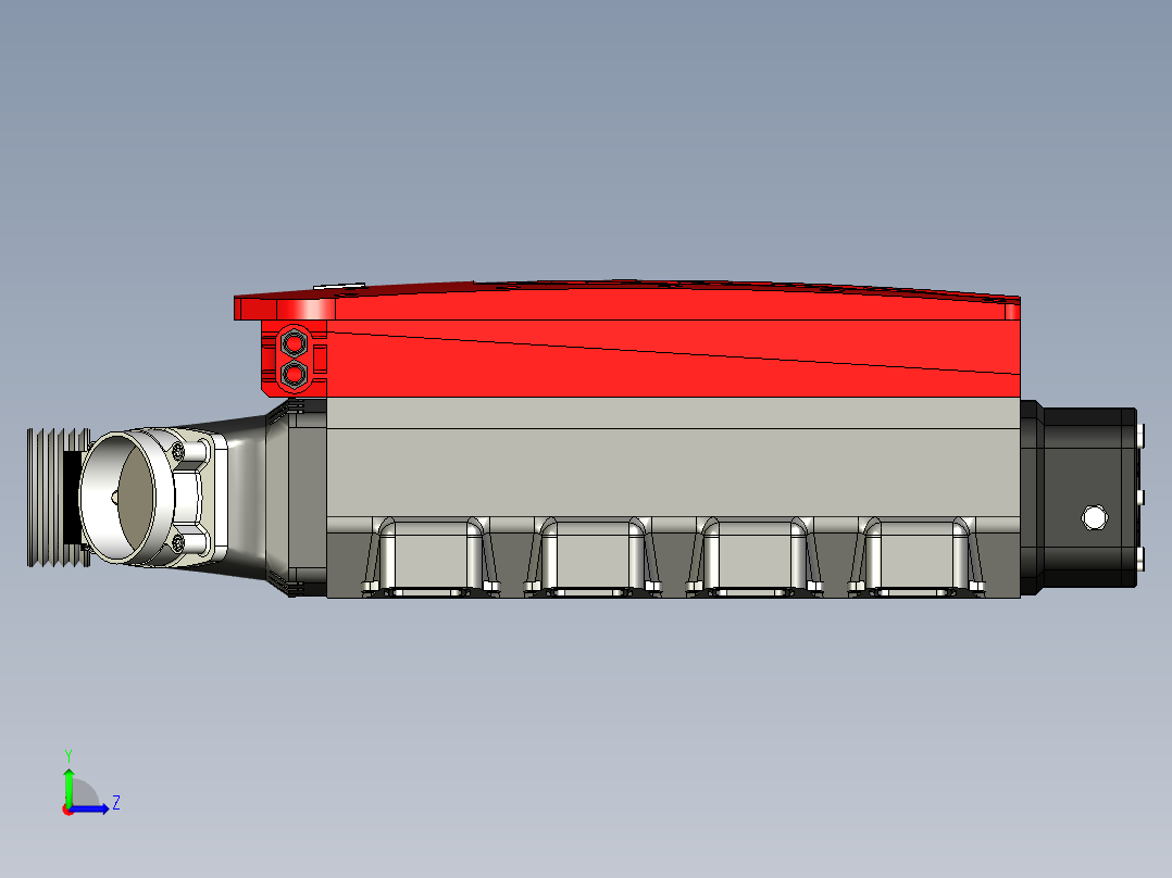 增压器(26)左视图