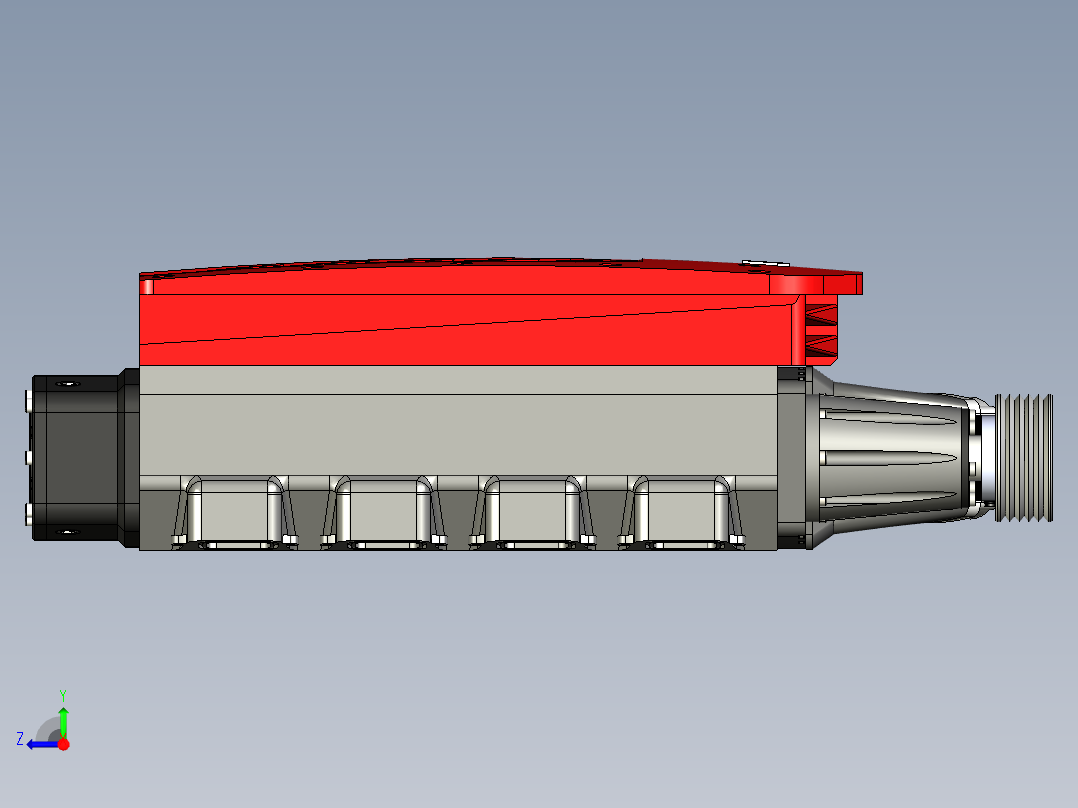 增压器(26)右视图