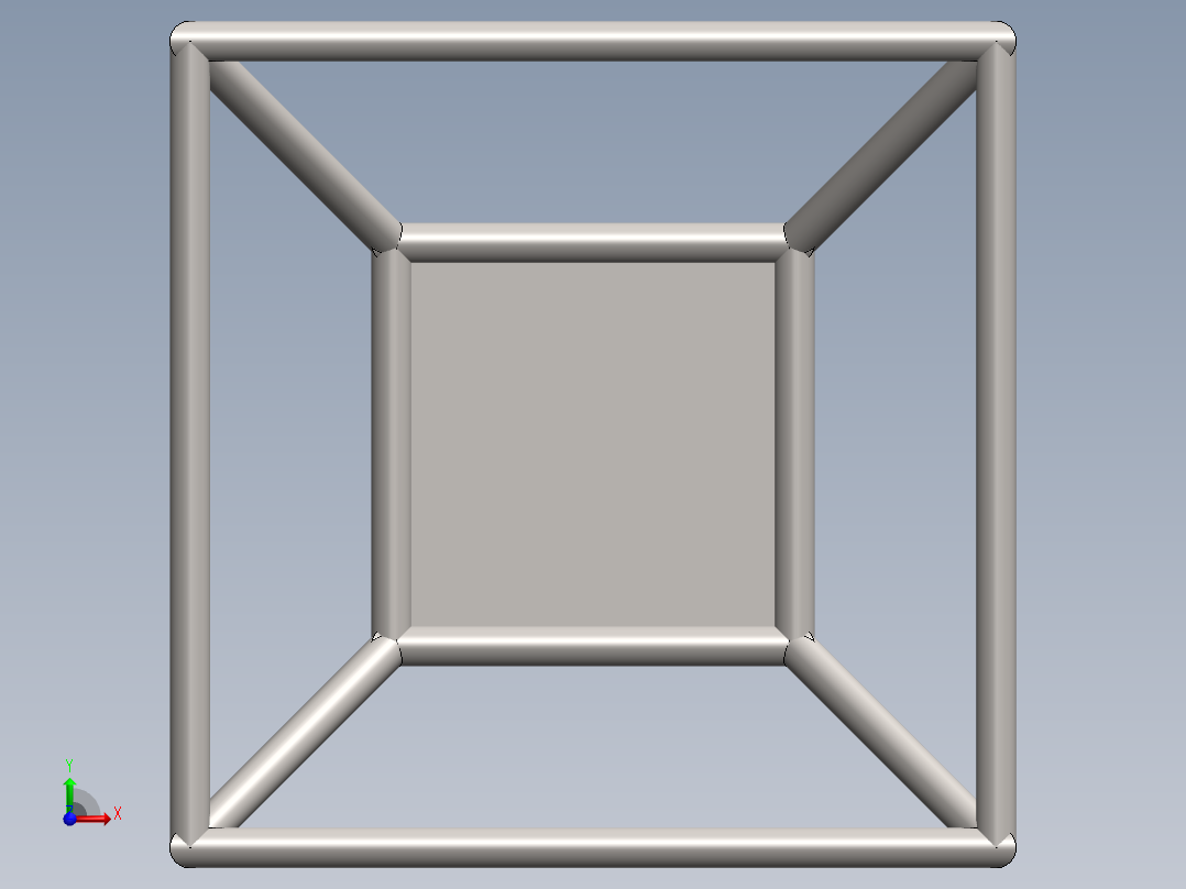 超立方体前视图