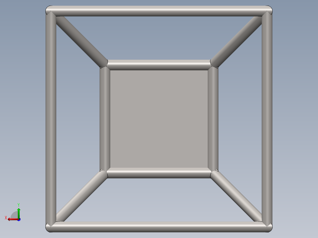 超立方体后视图