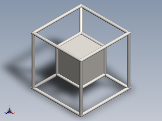 超立方体正等轴测缩略图