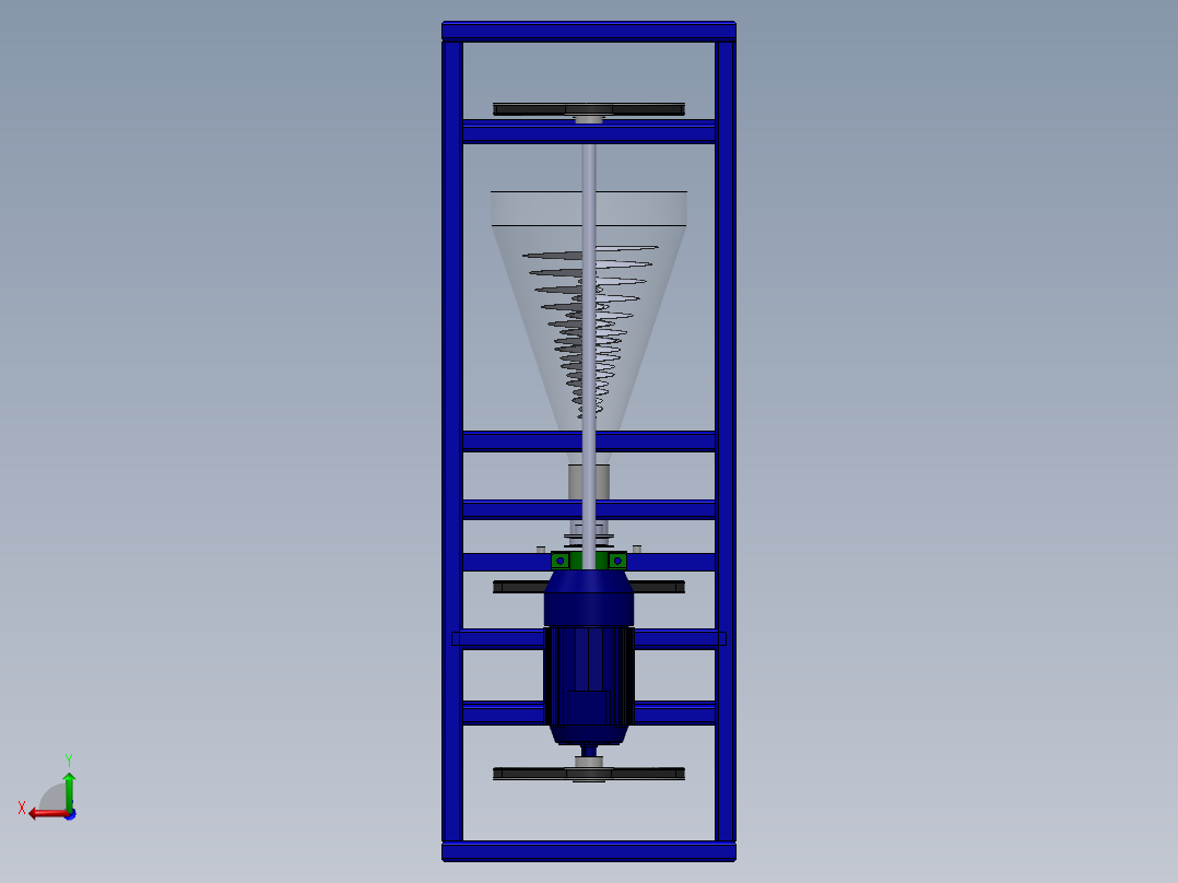 喷绘机设计后视图