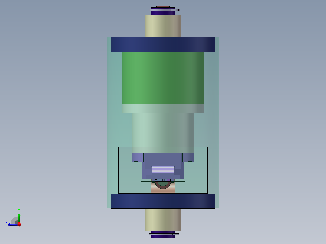 35花椒采摘机机械结构设计SW21版三维模型说明书CAD图纸资料C20335右视图