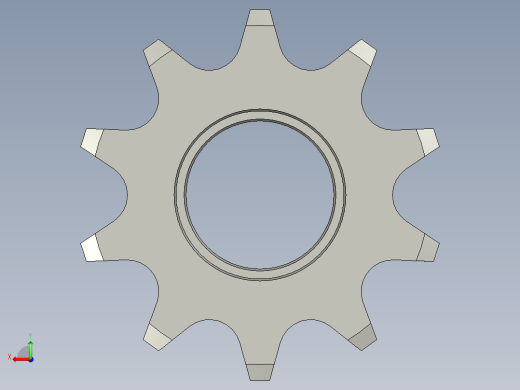 LXYC-BOSSC208A-10-D20从动轮后视缩略图