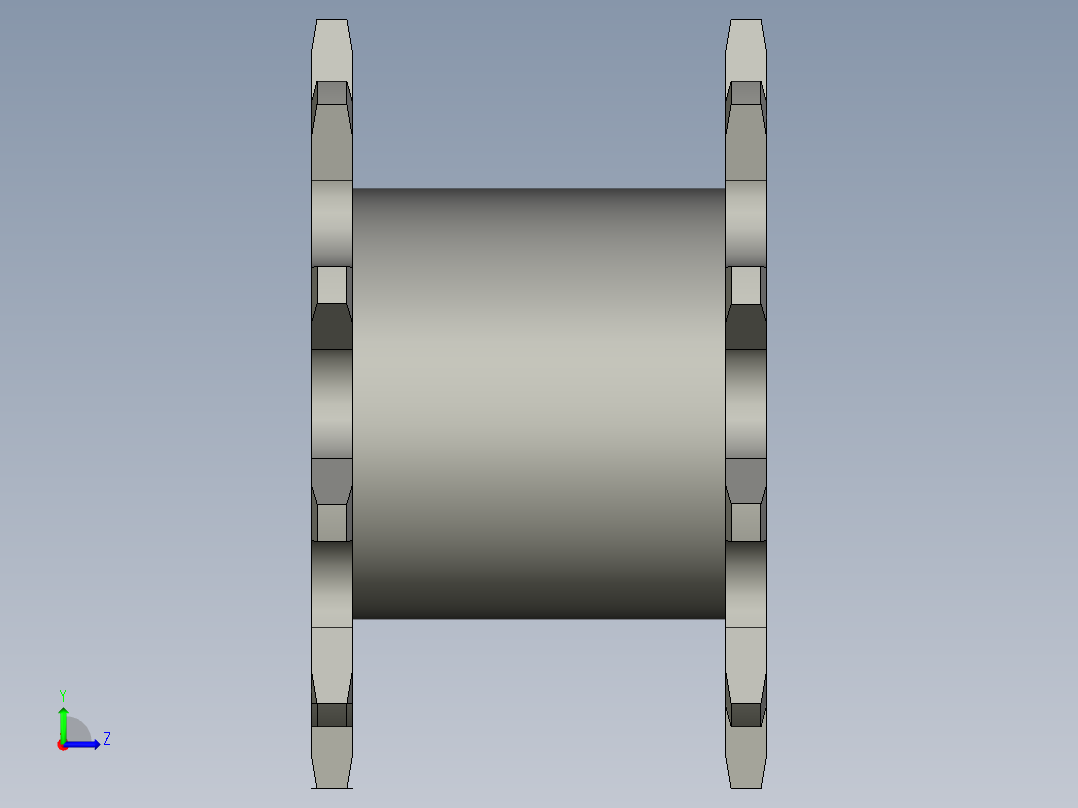 LXYC-BOSSC208A-10-D20从动轮左视图