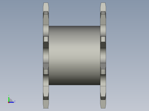 LXYC-BOSSC208A-10-D20从动轮左视缩略图
