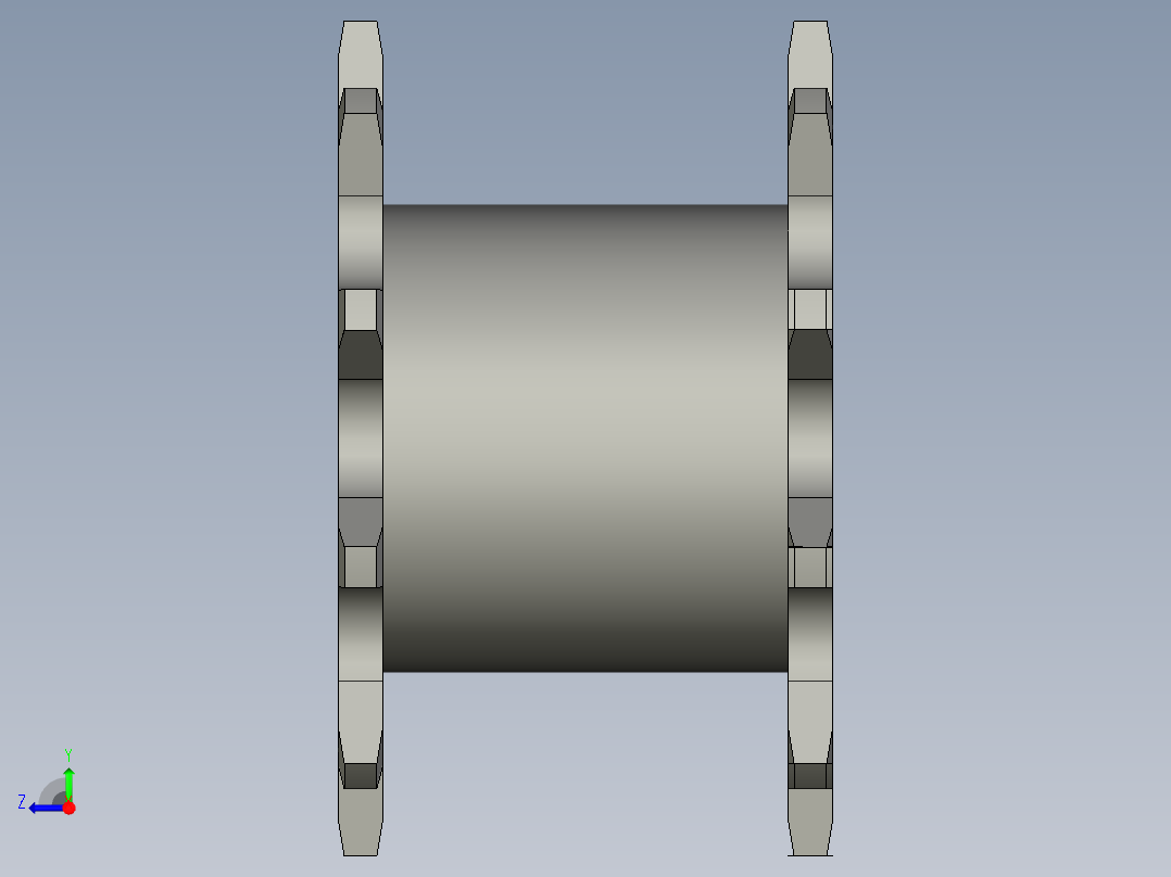 LXYC-BOSSC208A-10-D20从动轮右视图