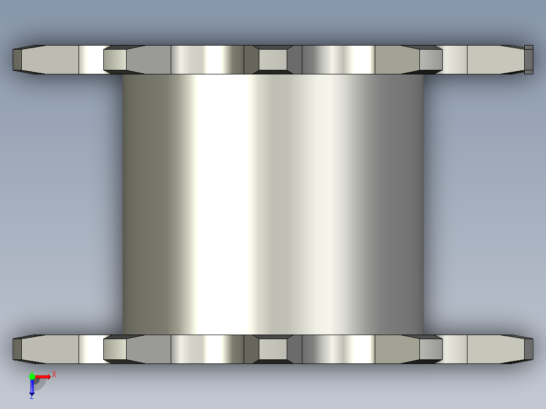 LXYC-BOSSC208A-10-D20从动轮俯视图