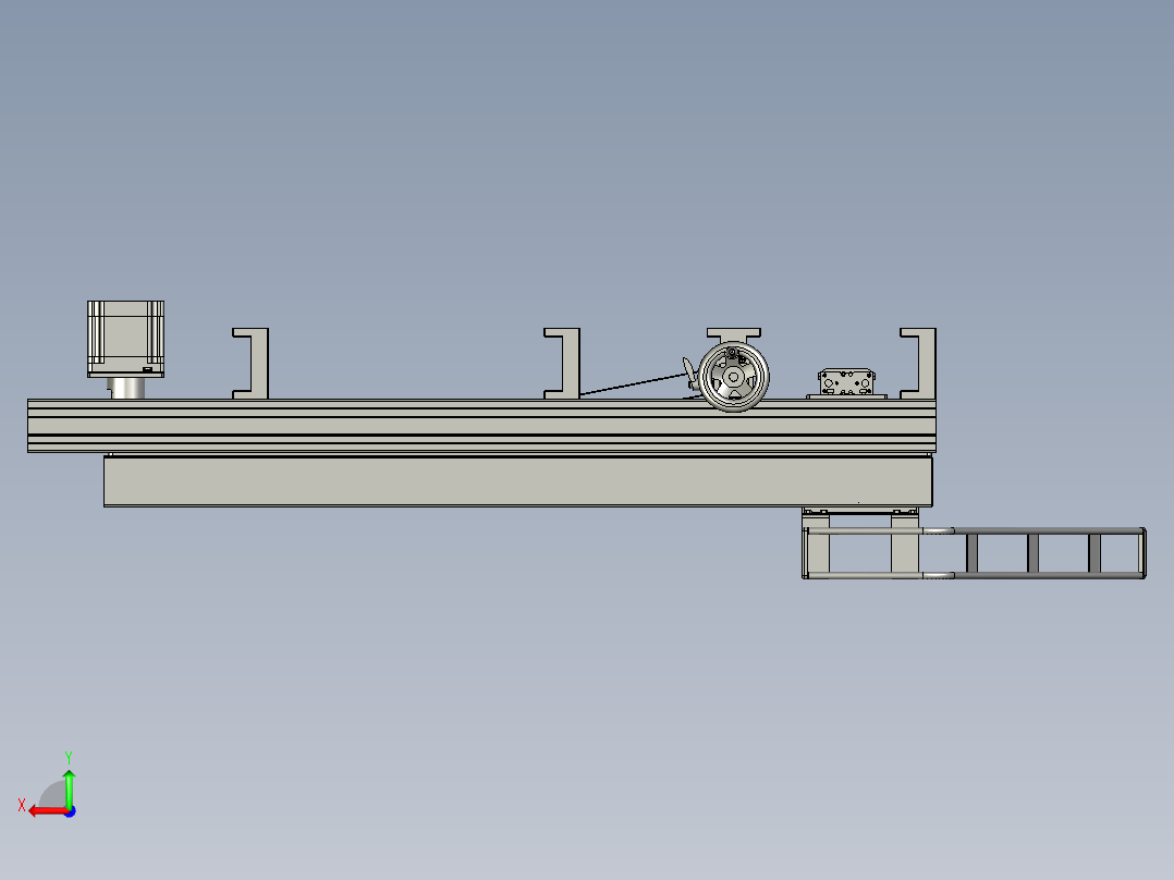 YLU055-001-宽度调节模组后视图