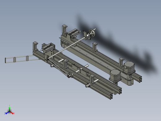 YLU055-001-宽度调节模组正等轴测缩略图