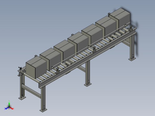 O型圈驱动滚轮输送机