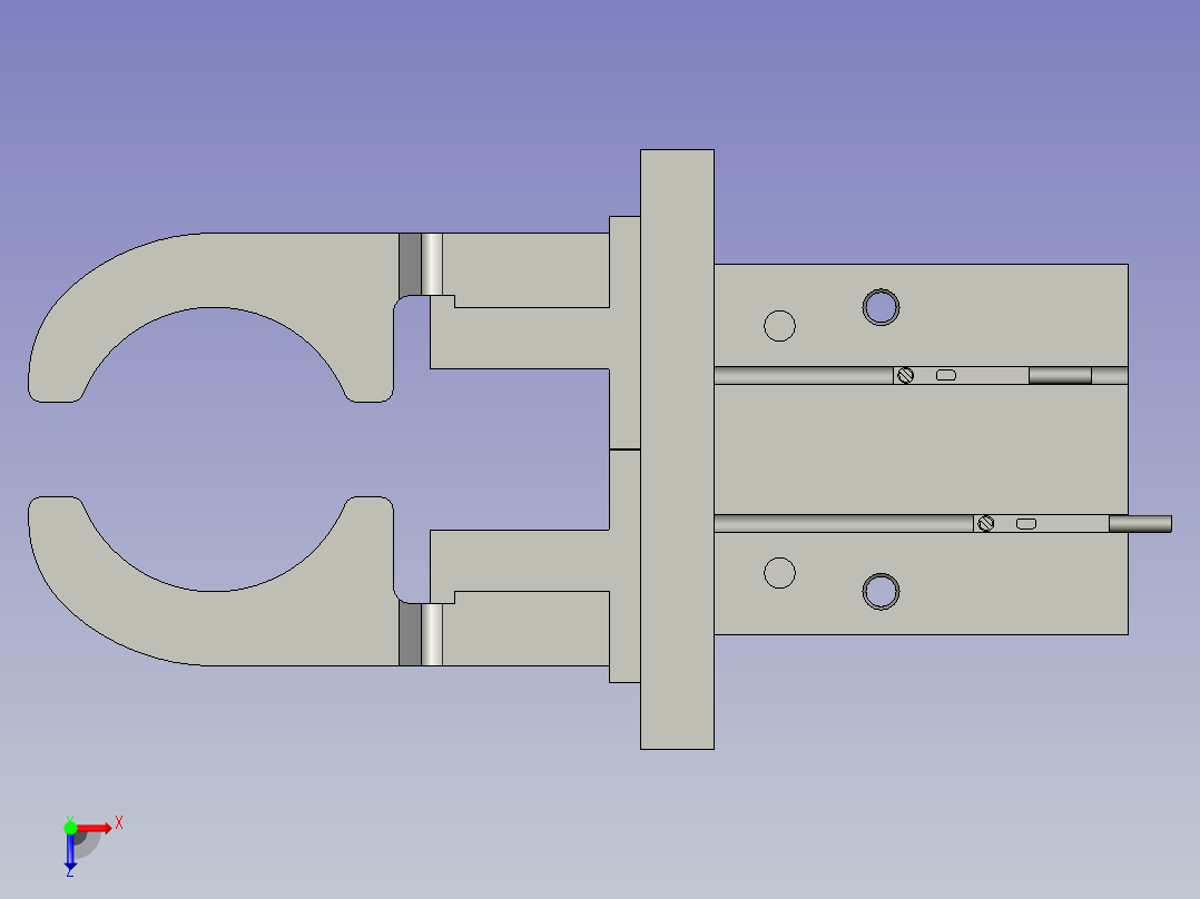 更换夹爪00333俯视图