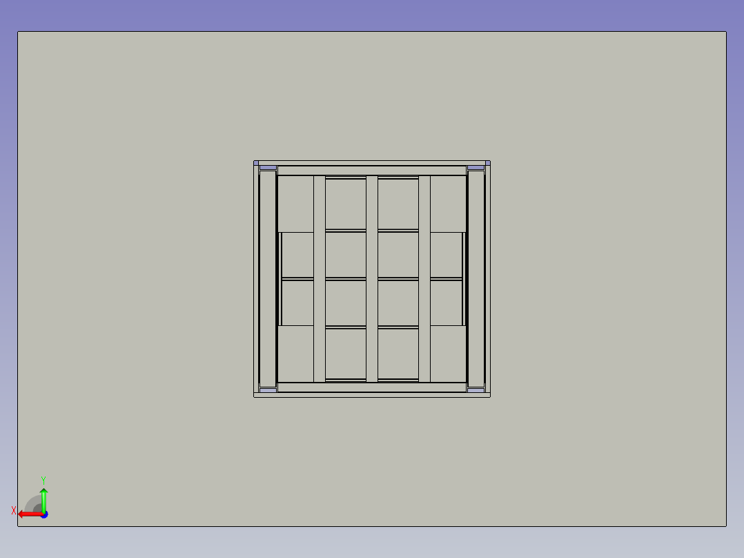 升降货梯的导轨驱动装置后视图