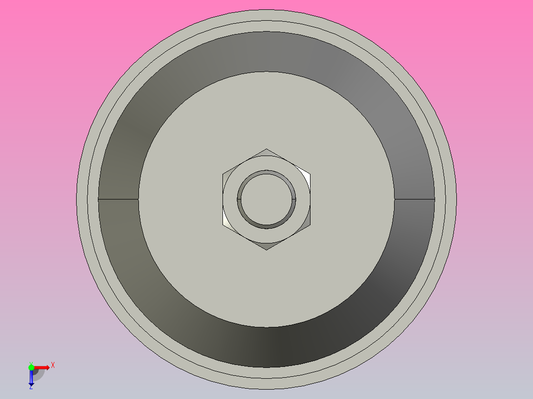 配橡胶垫简易型地脚@AJE AJES俯视图