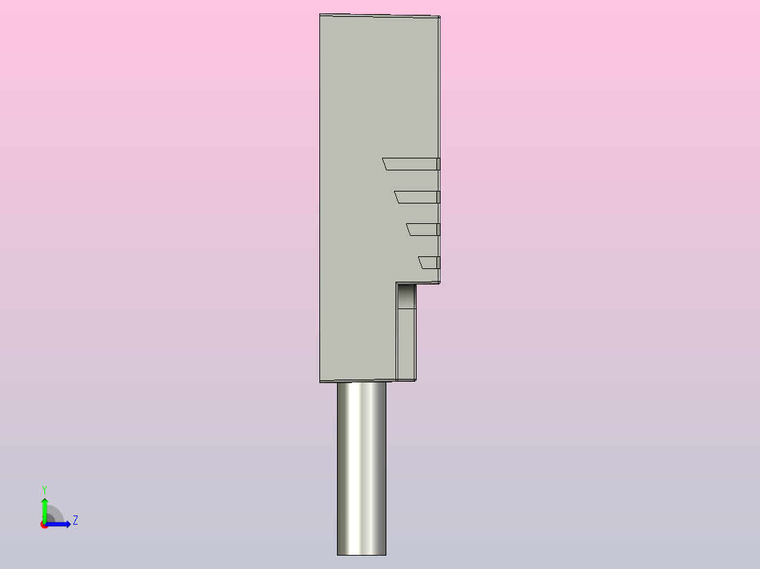 接近开关传感器E-ZJG13-F-5-Q18C左视图