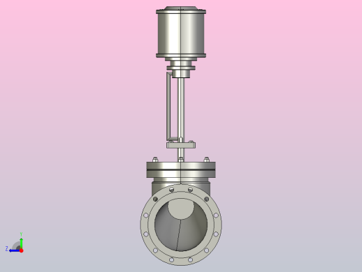 J641H气动截止阀[300]右视缩略图