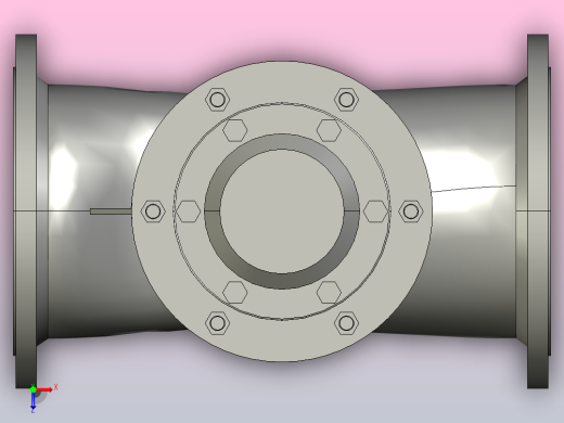 J641H气动截止阀[300]俯视缩略图