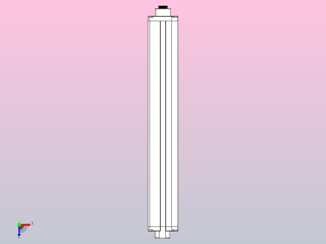 DLV系列安全光栅[20DLV300-16]俯视图
