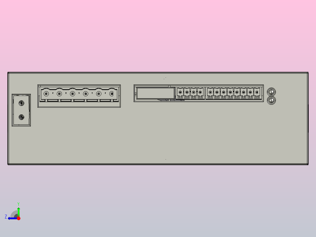 ECA110 交流驱动器右视图