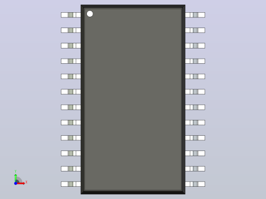 106x SOIC 封装（小外形集成电路）SOIC127P1180X250-24N前视缩略图