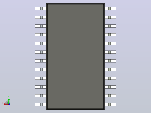 106x SOIC 封装（小外形集成电路）SOIC127P1180X250-24N后视缩略图