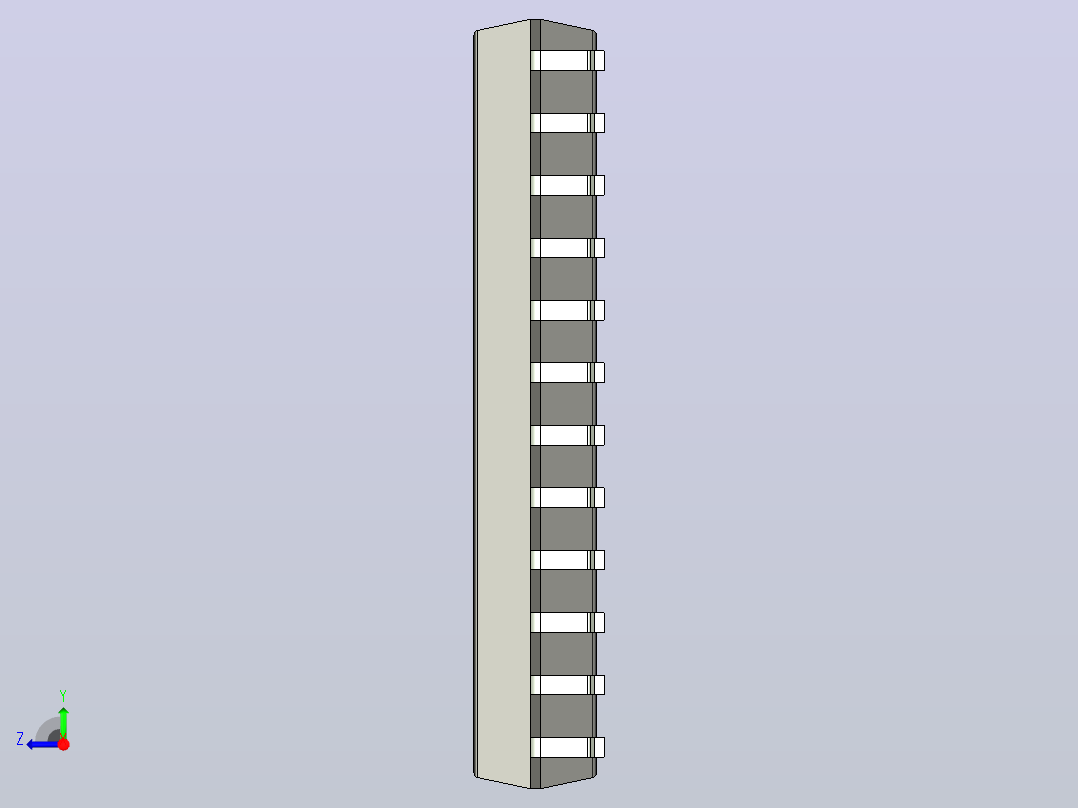 106x SOIC 封装（小外形集成电路）SOIC127P1180X250-24N右视图