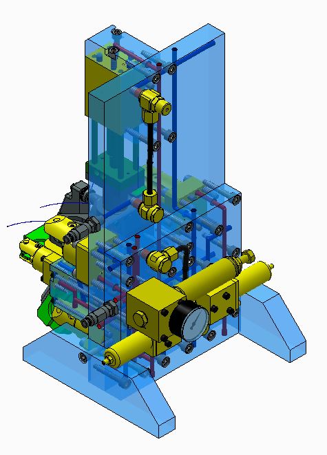 液压检漏仪3D数模图纸+x_t+stp格式